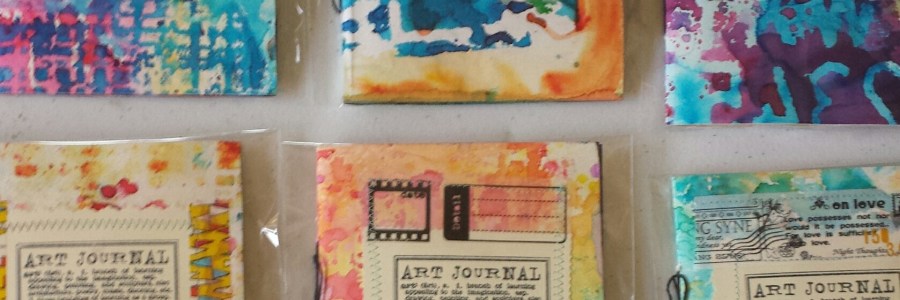 Color Burst handmade journals