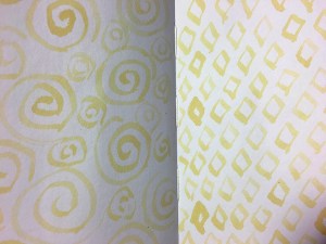 Painting with coffee