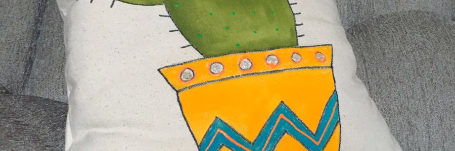 How to paint a pillow