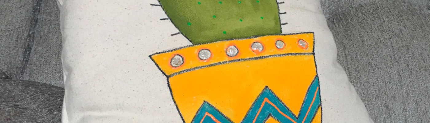 How to paint a pillow