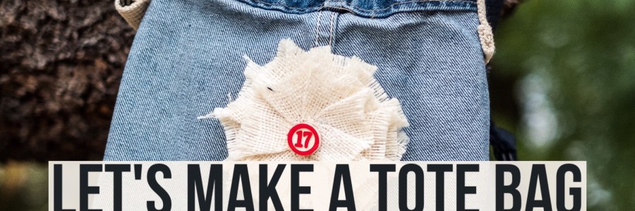 How to make a tote bag from old jeans