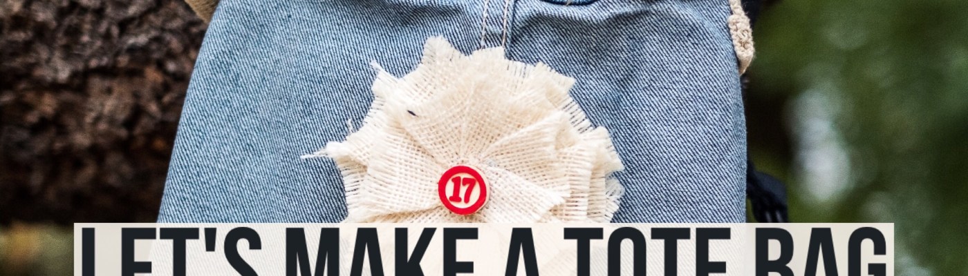 How to make a tote bag from old jeans