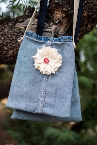 How to make a tote bag from old jeans
