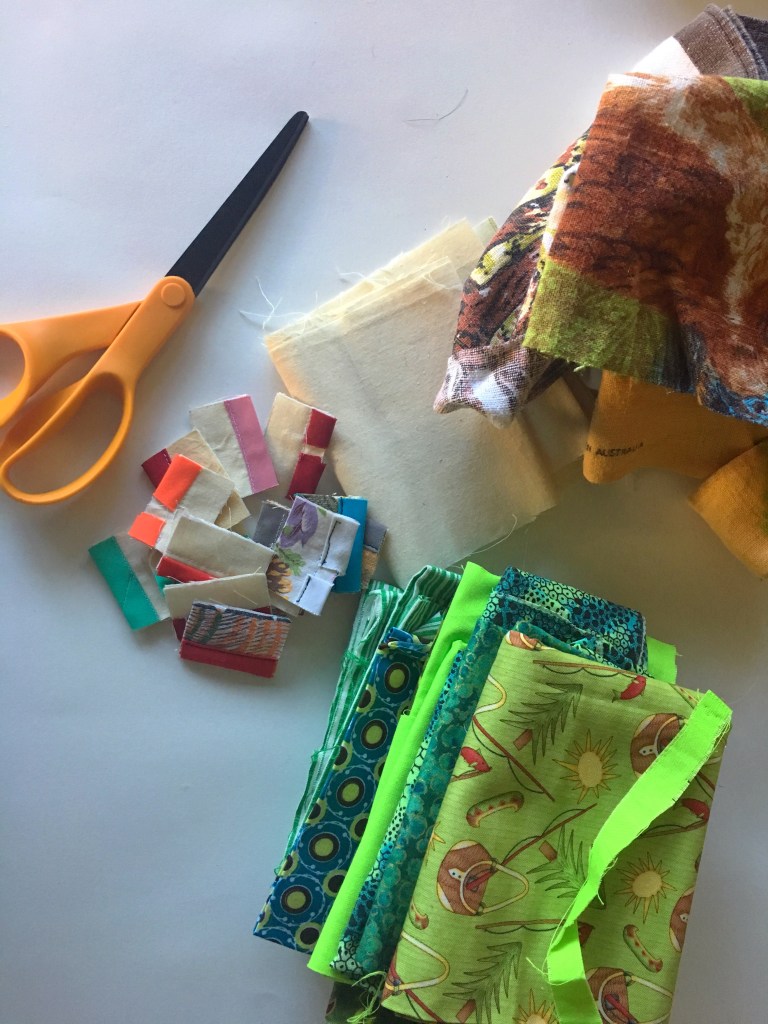 Scrap-quilting