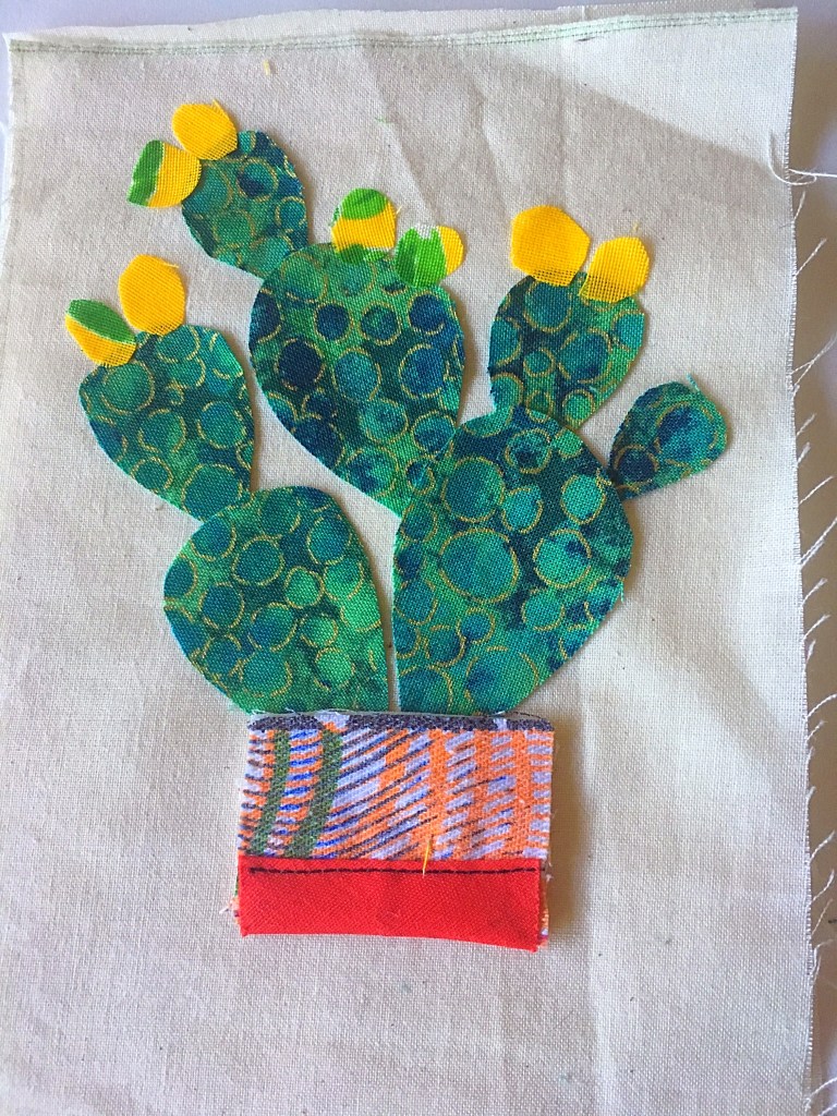 Cactus mini quilt