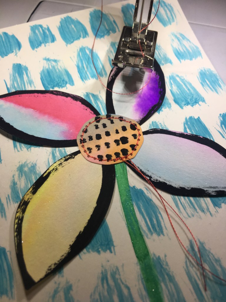 Watercolor flower cards