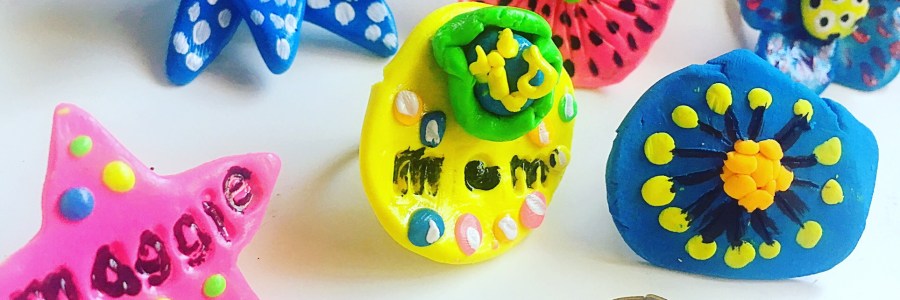 chunky sculpey rings