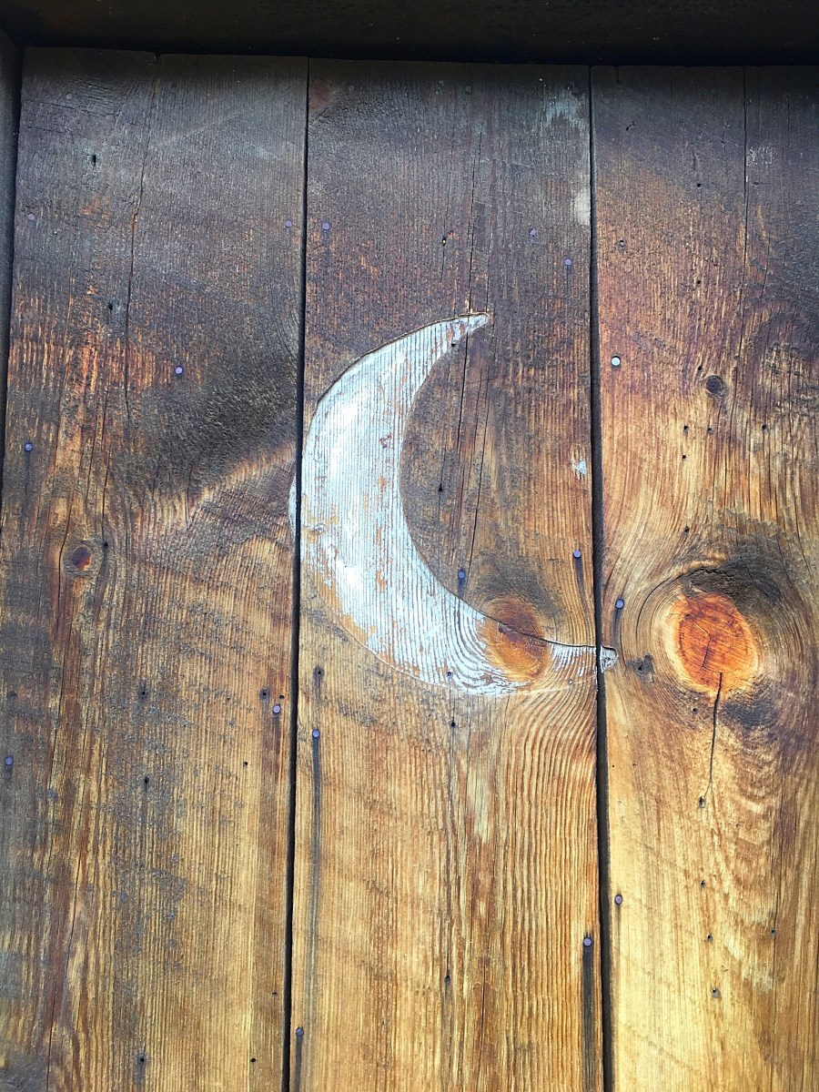 Outhouse door