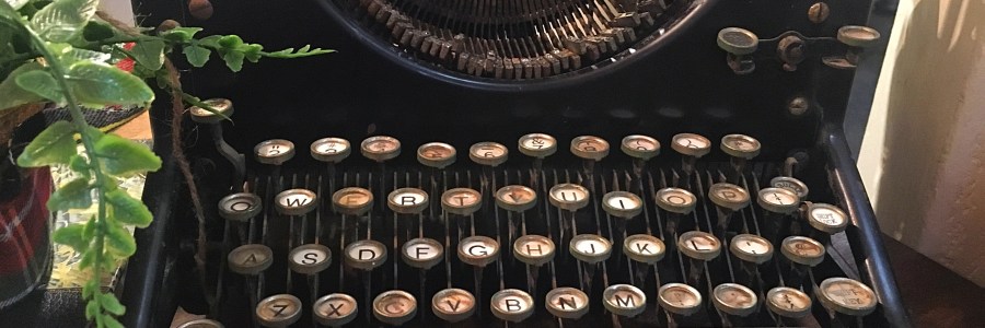 vintage typewriter