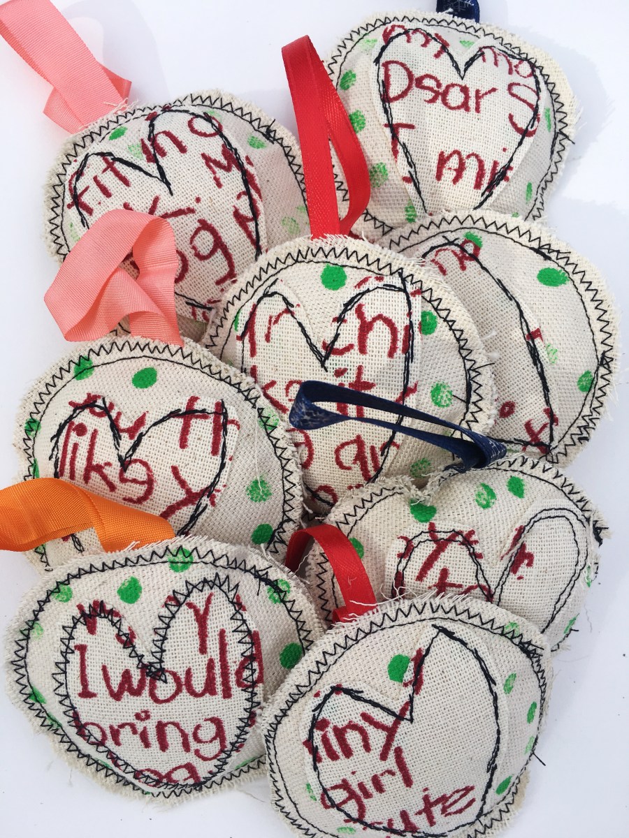 Fabric Christmas Ornaments