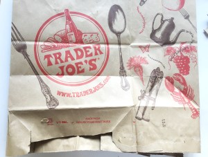 DIY placemats with brown grocery bags