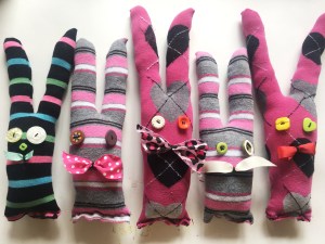 Recycled Easter bunnies