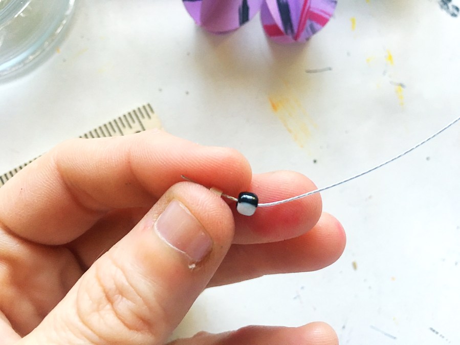 Origami earrings tutorial