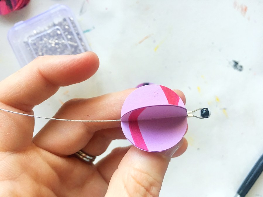 Origami earrings tutorial