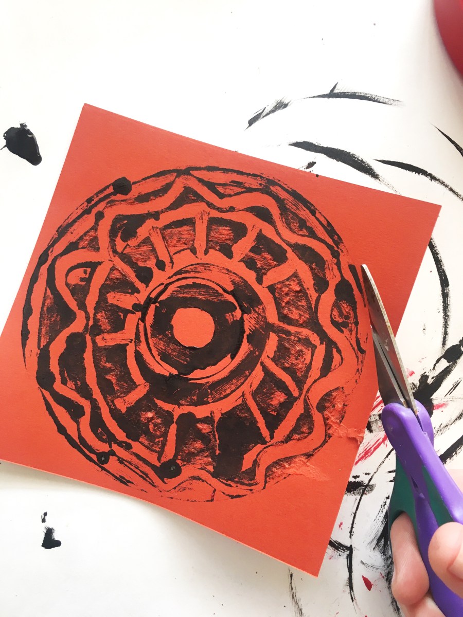 Monoprinting with CD
