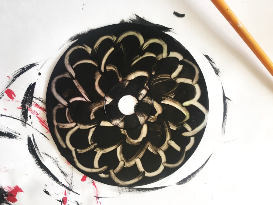 Monoprinting with CD