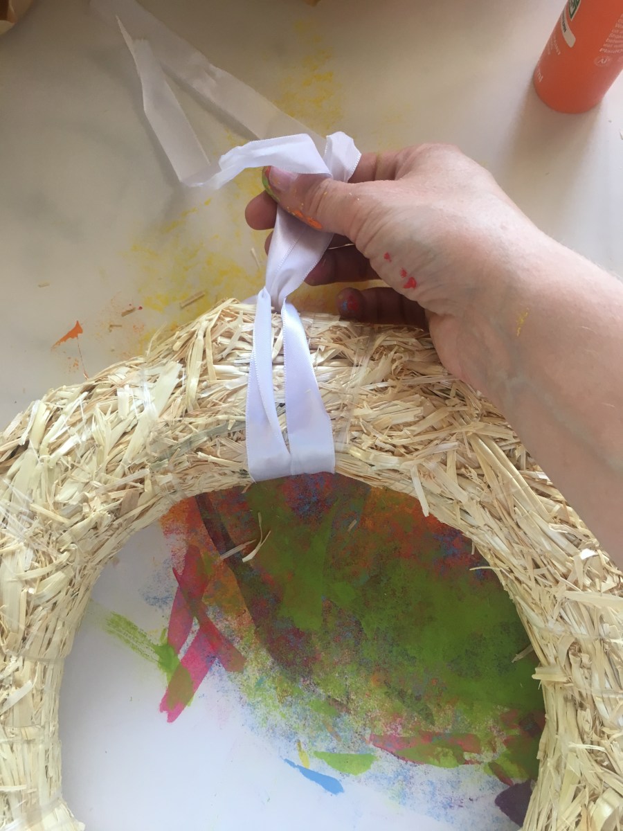 Coffee filter wreath4