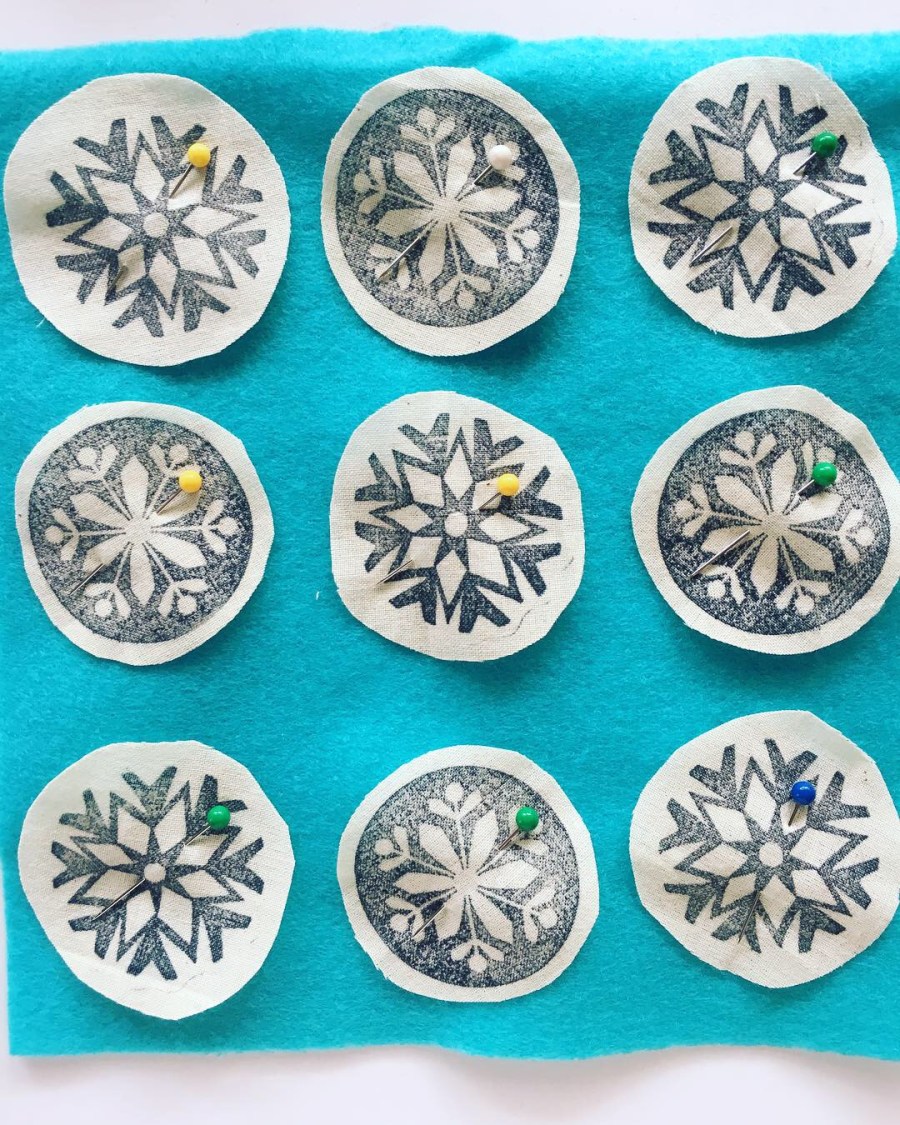 snowflake pins