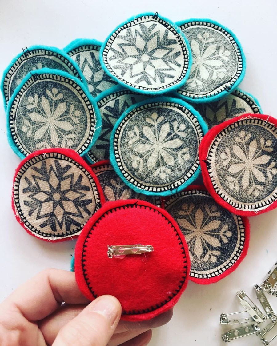 snowflake pins