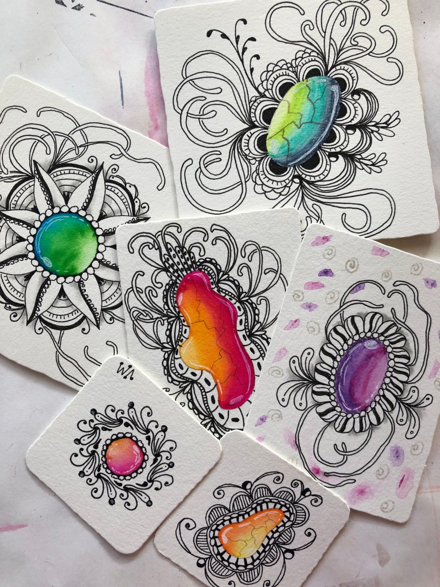 Zentangle Jewels