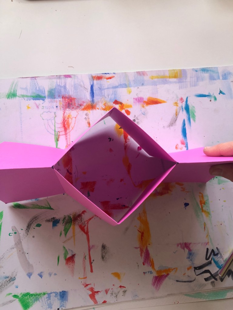 One page folded journal