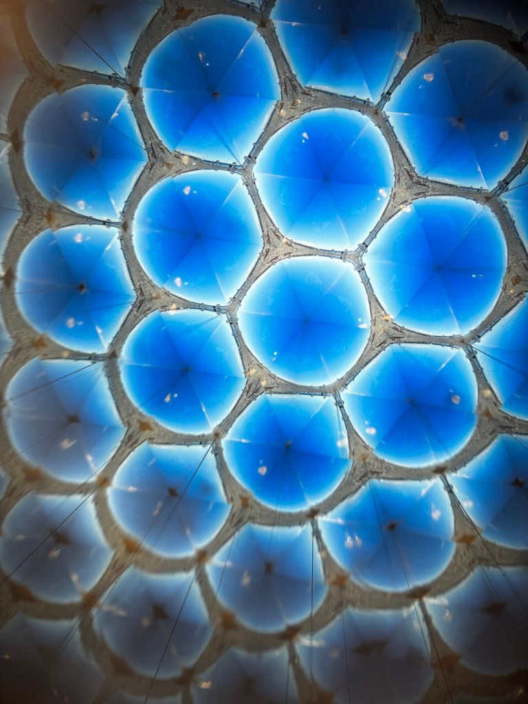 through a kaleidoscope